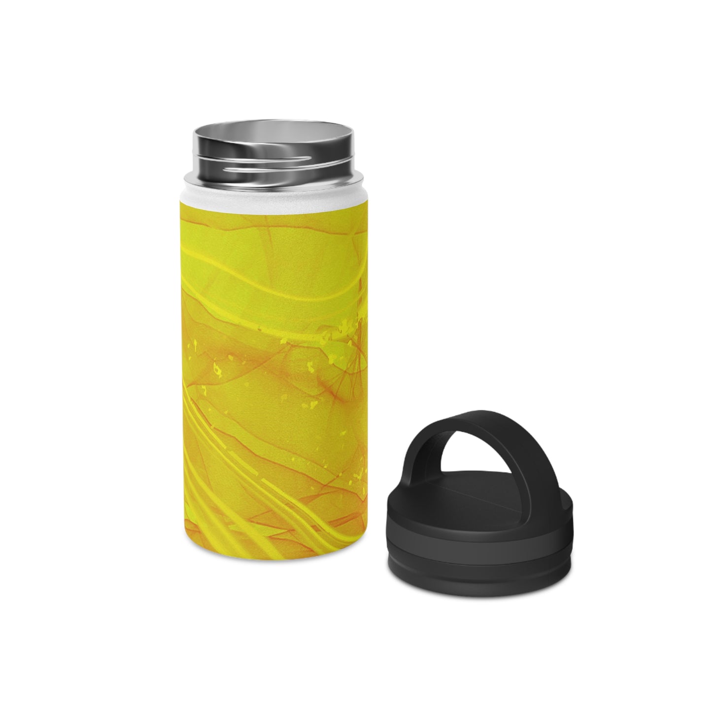 Stainless Steel Water Bottle, Handle Lid