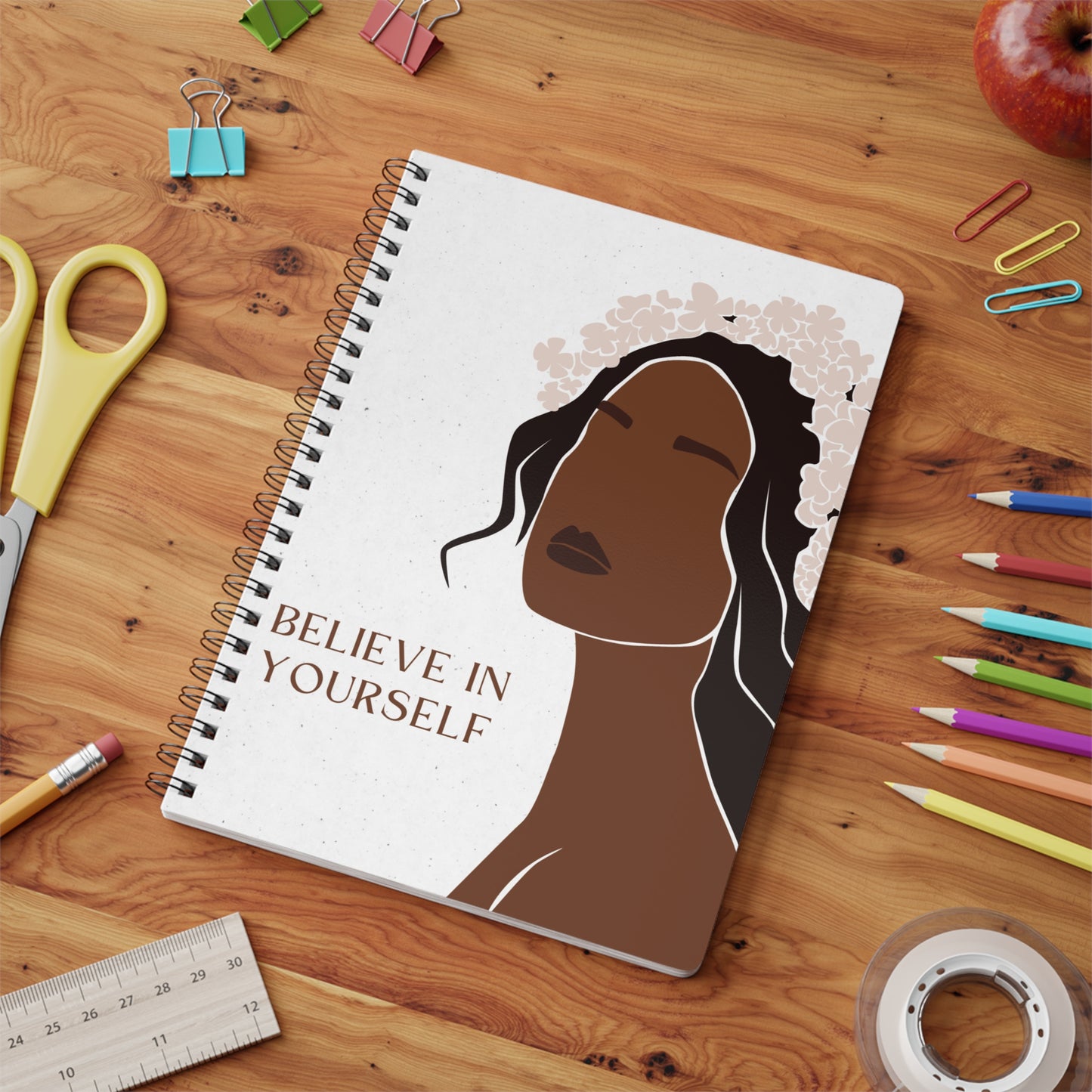 "Believe in Yourself" Notebook, A5