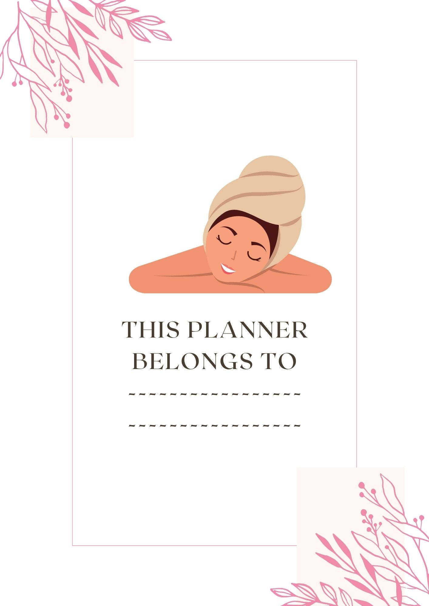 Audezin Self-Care Planner