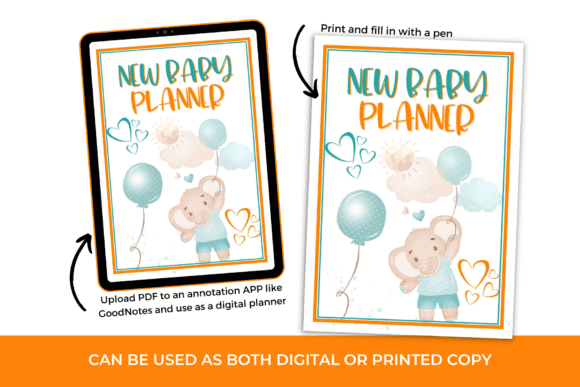 Audezin Baby Planner - Printable