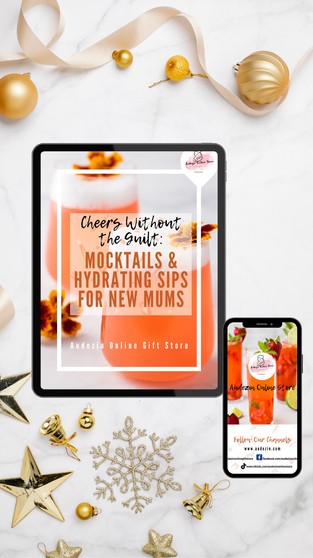 Cheers without the Guilt: Mocktails & Hydrating Sips for New Mums (eBook)