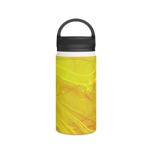 Stainless Steel Water Bottle, Handle Lid