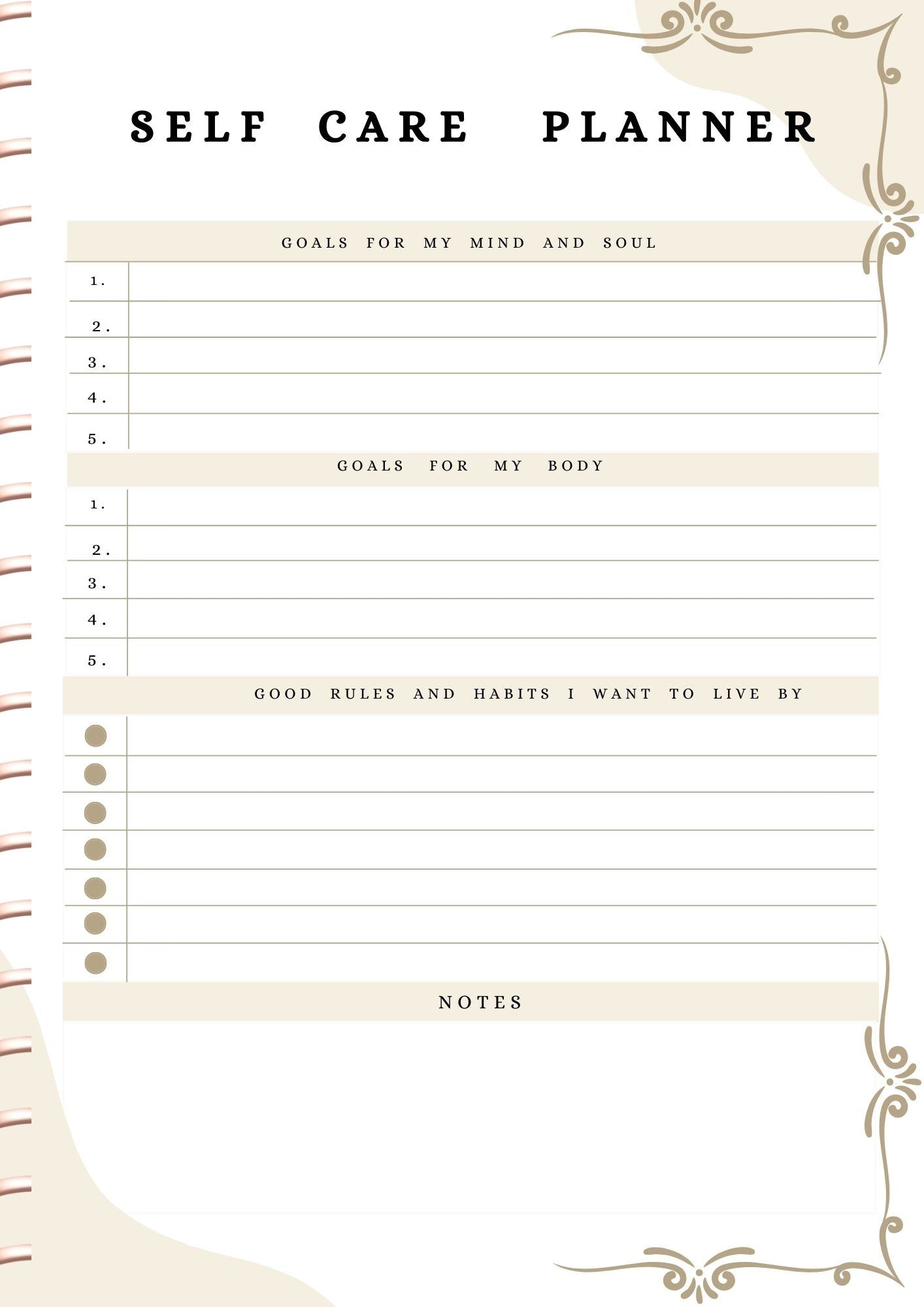 Audezin Mental Health Planner