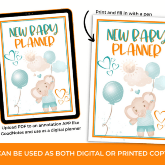 Audezin Baby Planner - Printable